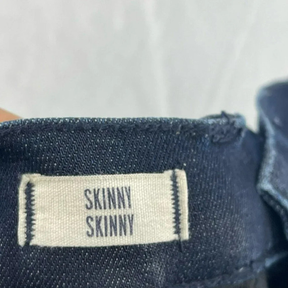 Madewell Jeans Women's Sz 26 Blue Medium Wash Skinny Skinny Ankle Zip Stretch - Picture 7 of 14